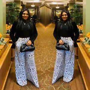 Elegant High Waist Wide Leg Bootcut Pants.